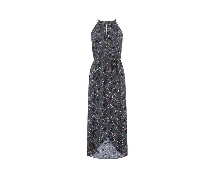 Oasis Ditsy Keyhole Midi Dress