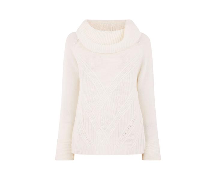 Oasis Rib Cowl Neck Jumper