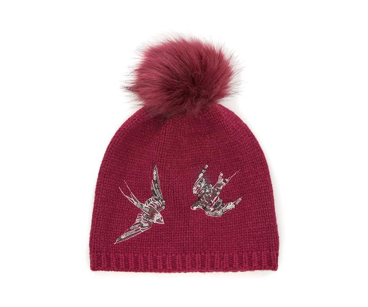 Oasis Swallow Embroidered Beanie