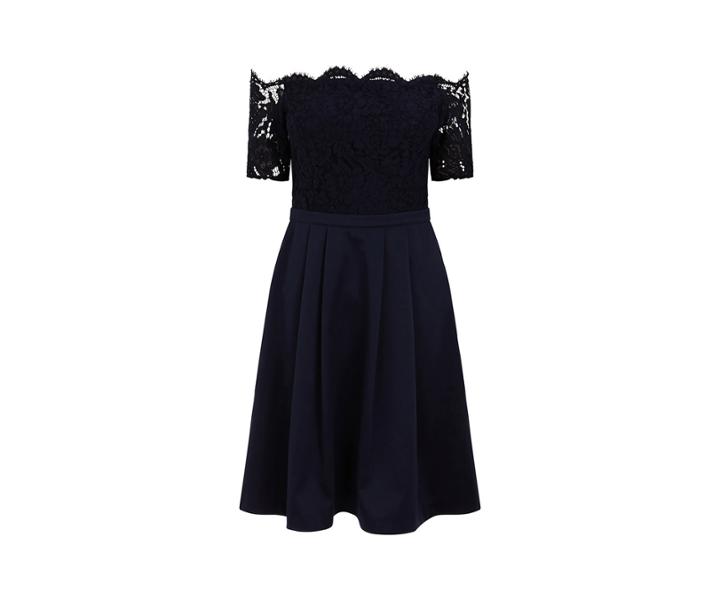 Oasis Lace Top Bardot 2 In 1 Skater