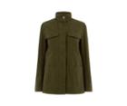 Oasis Fur Lined Military Jacket