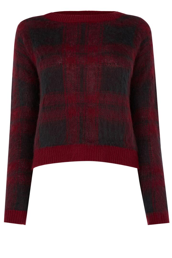 Oasis Brushed Check Jumper