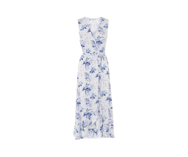 Oasis Long Palm Wrap Dress