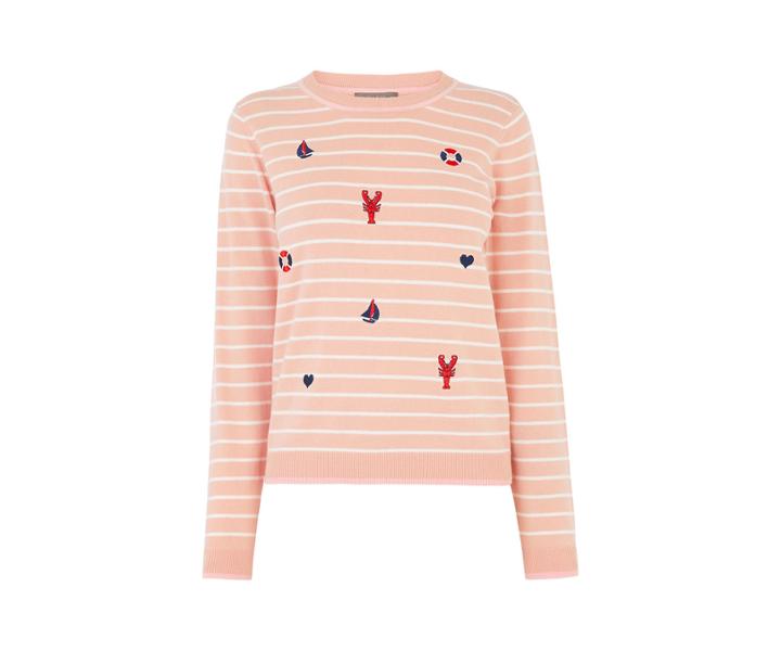 Oasis Ahoy Embroidered Jumper