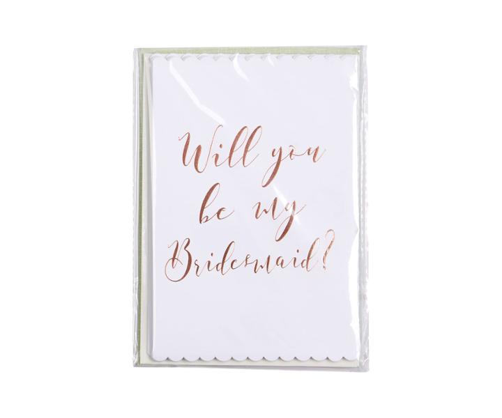 Oasis Bridesmaid Proposal Cards
