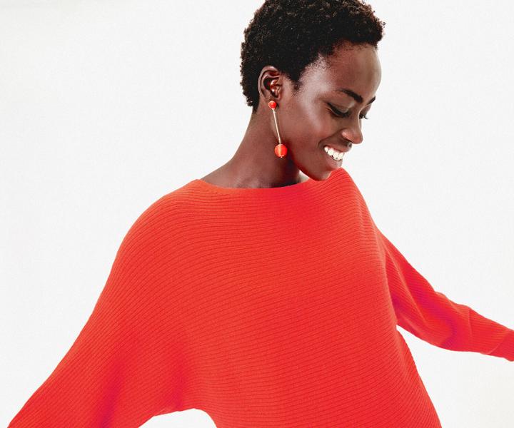 Oasis Batwing Ribbed Jumper