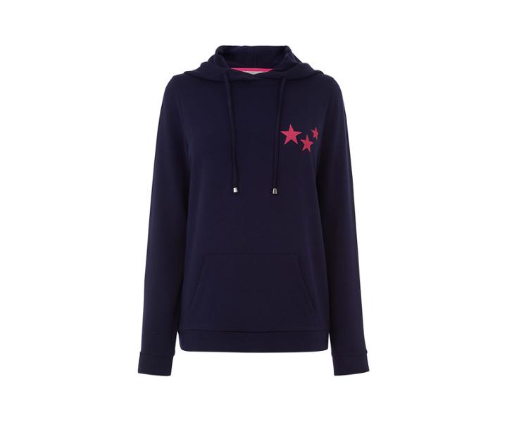 Oasis Star Embroidered Hoodie