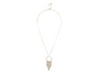 Oasis Crystal Drop Hoop Pendant