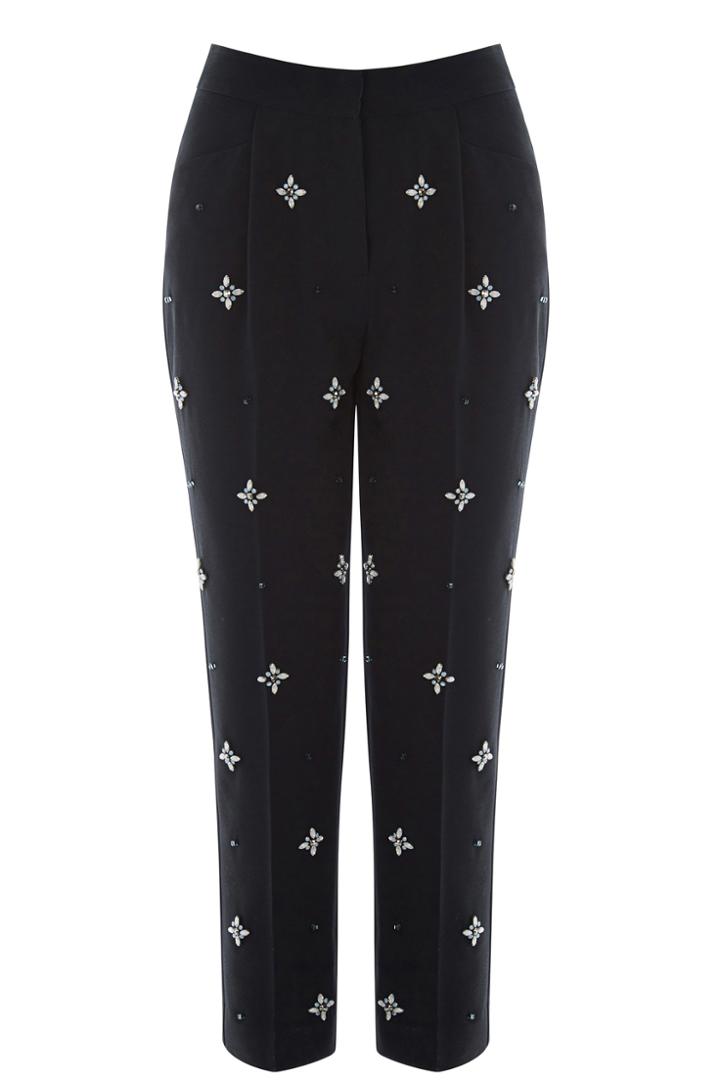 Oasis Embellished Front Trouser