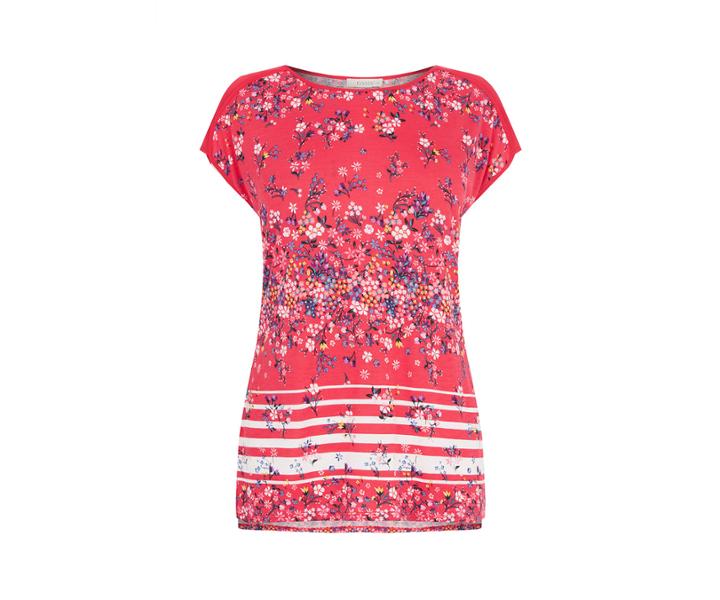 Oasis Floral Stripe Tee