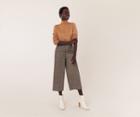 Oasis Check Wide Leg Trousers