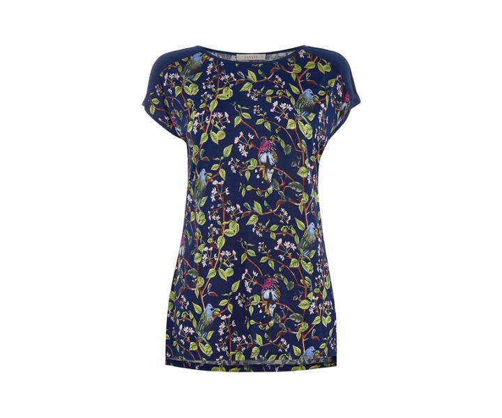 Oasis Topaz Bird Print Tee
