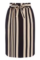 Oasis Paperbag Stripe Skirt