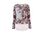 Oasis Floral Top With Underlay