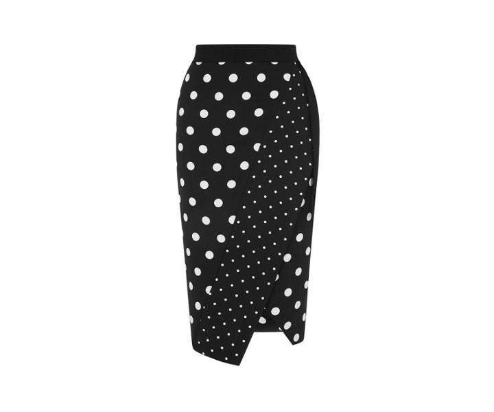 Oasis Spot Print Wrap Skirt