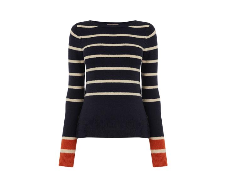 Oasis Kirsty Stripe Crew Jumper