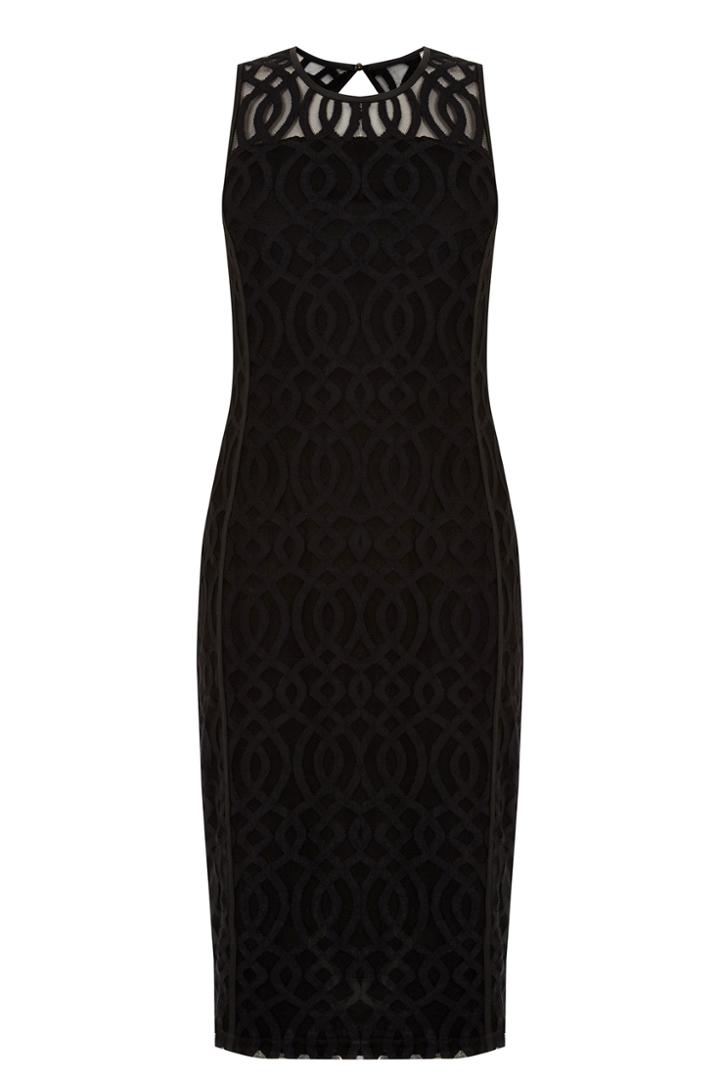 Oasis Baroque Mesh Tube Dress