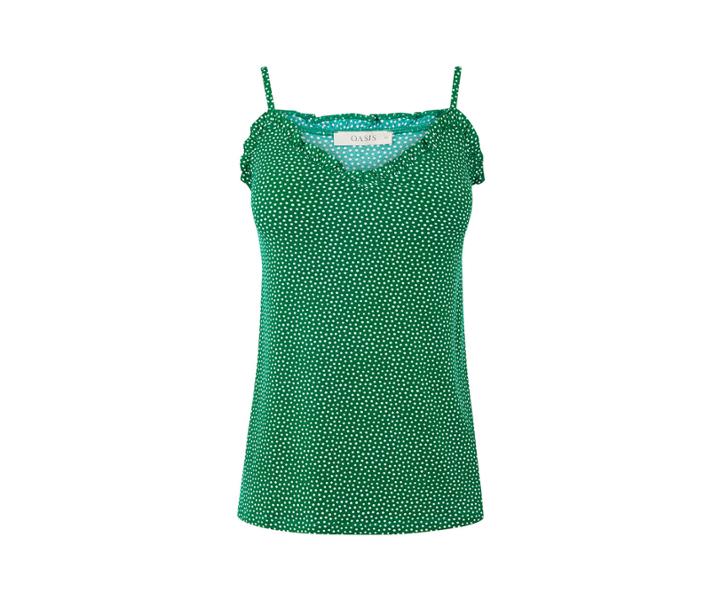 Oasis Spot Frill Cami Top