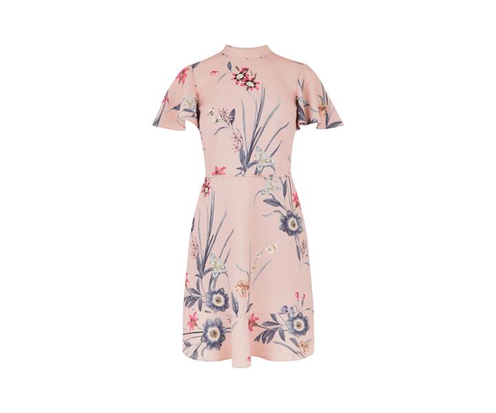 Oasis High Neck Skater Dress