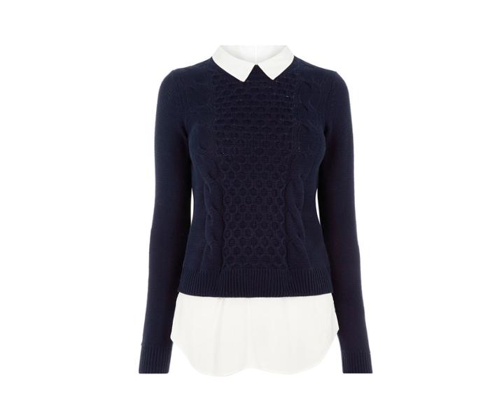 Oasis Shirt Tail Sweater