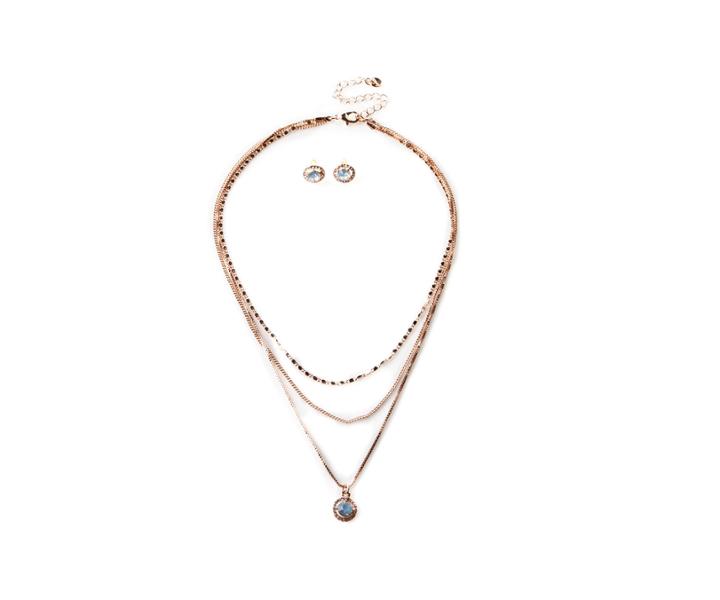 Oasis Delicate Layered Necklace And