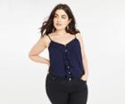 Oasis Curve Button Frill Front Cami