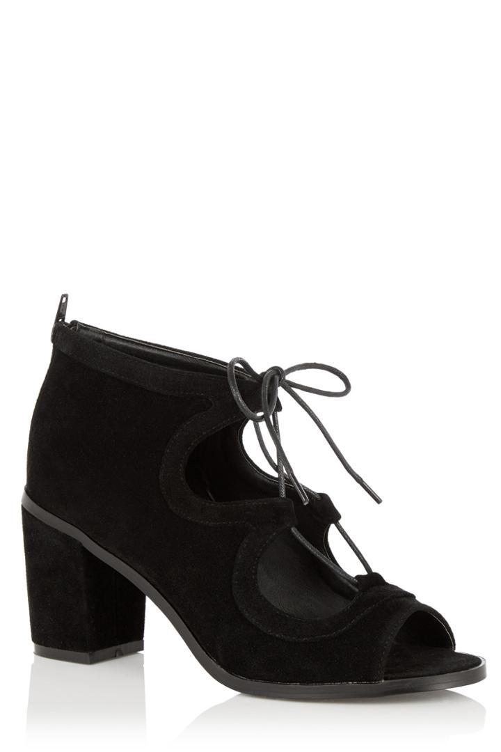 Oasis Jemima Ghillie Block Heel