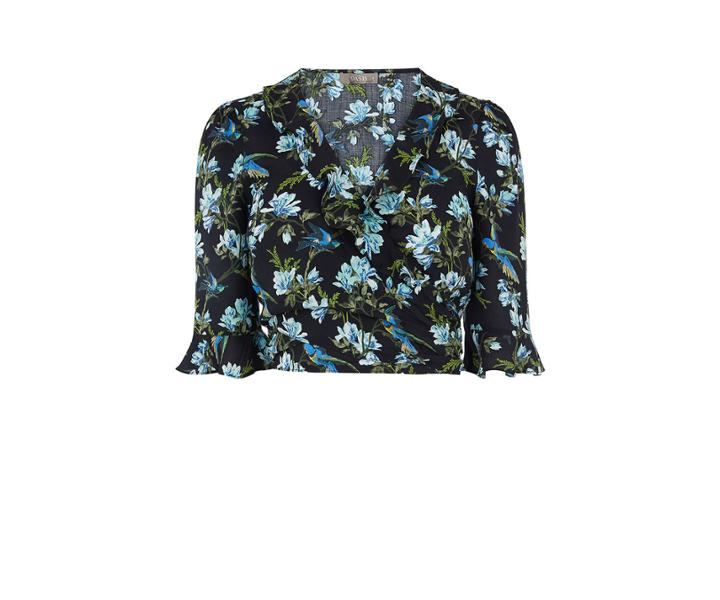 Oasis Reloved Wrap Top
