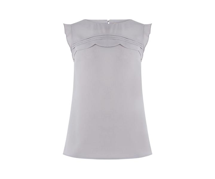 Oasis Scallop Linen Look Shell