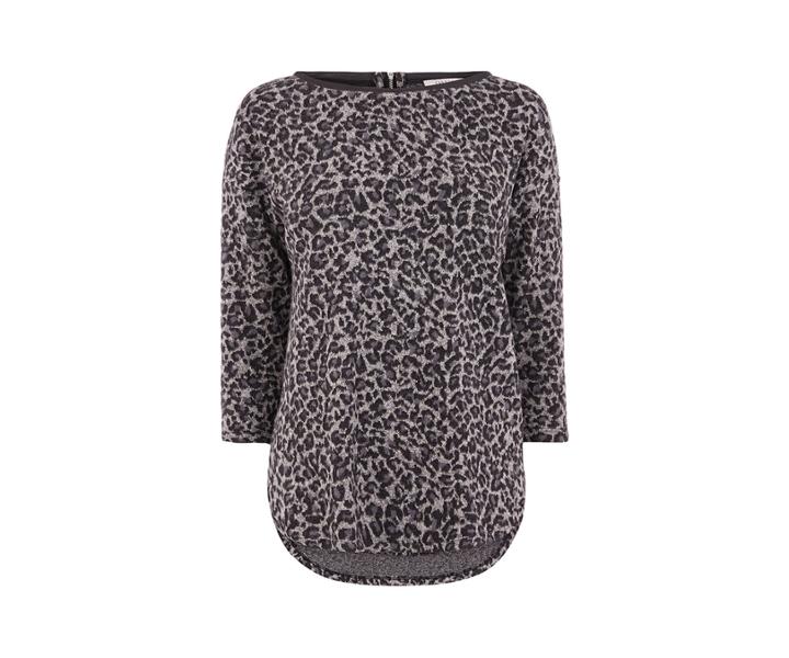 Oasis Animal Zip Back Jumper
