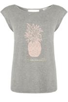 Oasis Embroidered Pineapple Tee