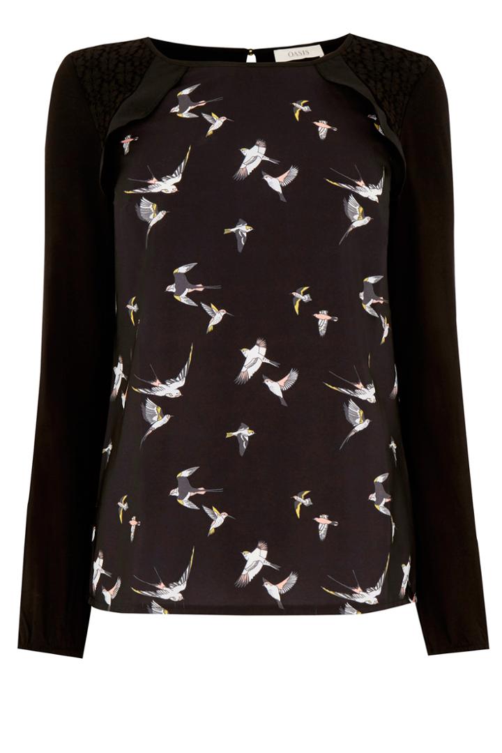 Oasis Bird Blouse
