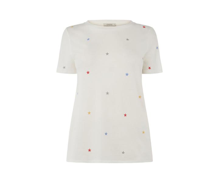 Oasis Glitter Star Tee