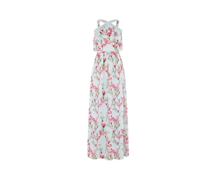 Oasis Magnolia Chiffon Maxi Dress