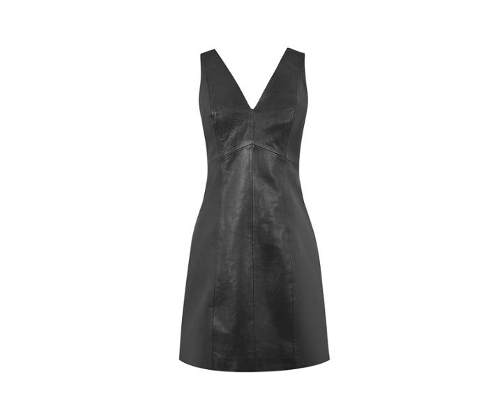 Oasis Leather Shift Dress