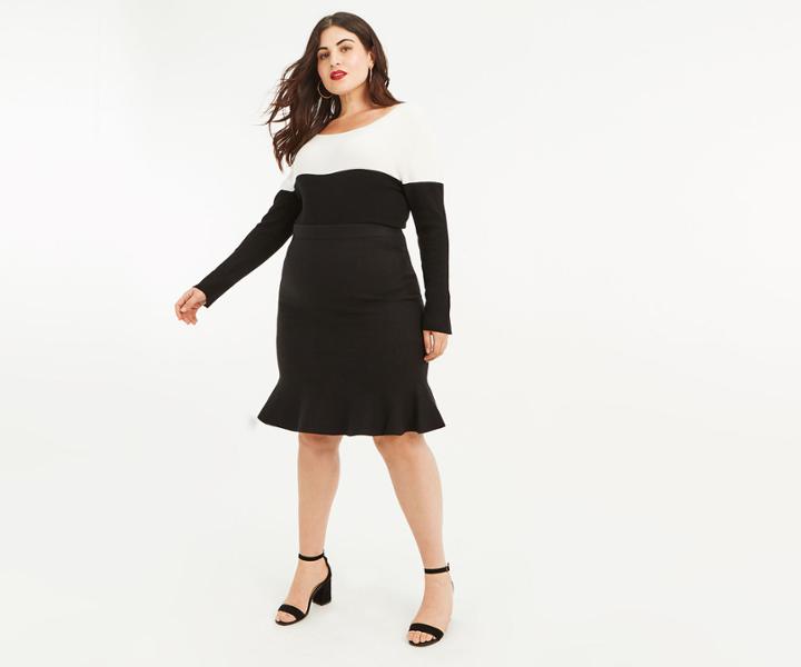 Oasis Curve Kate Fish Tail Skirt