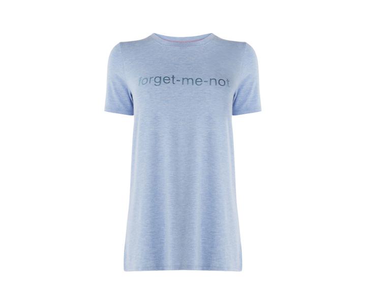 Oasis Forget-me-not Slogan Tee