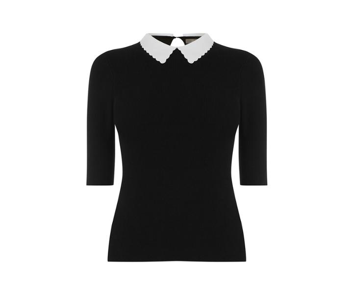 Oasis Faye Scallop Collar Jumper