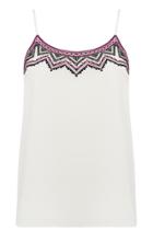 Oasis Zig Zag Embroidered Cami