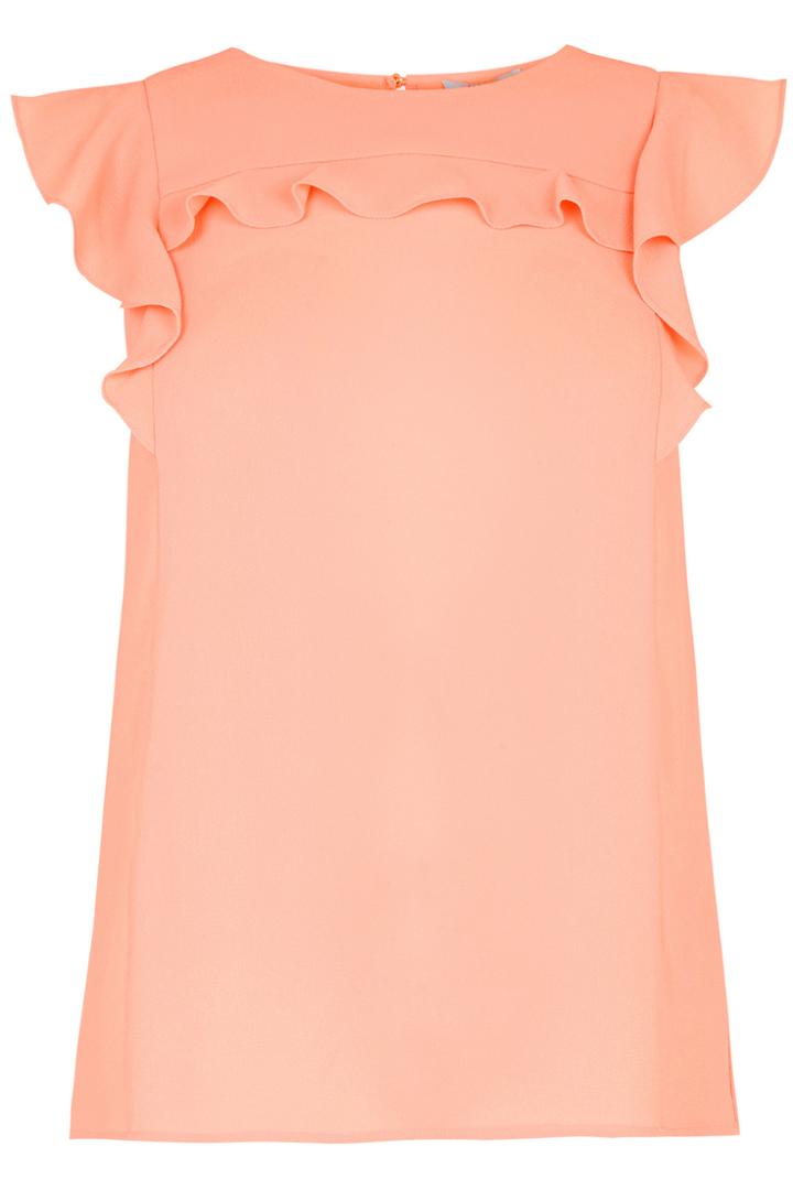 Oasis Tex Frill Top