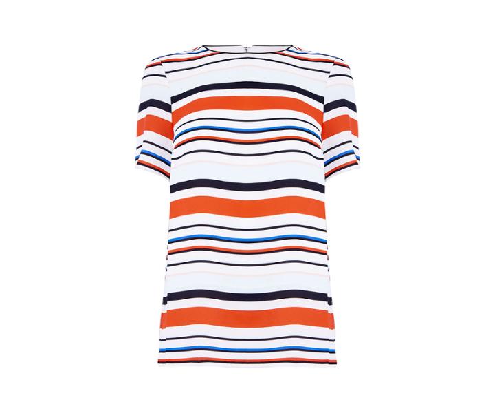 Oasis Bar Code Stripe Tee