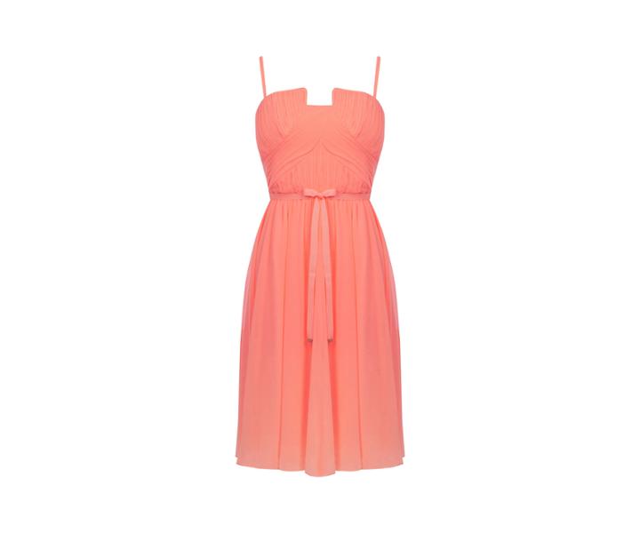 Oasis Pleat Bandeau Skater Dress