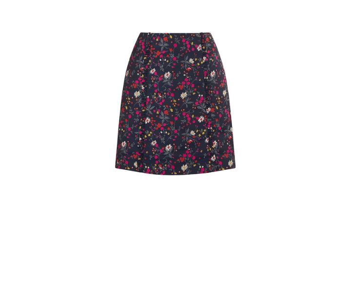 Oasis Jacquard Ditsy Mini Skirt