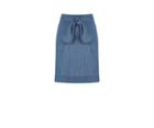 Oasis Tencel Tie Front Skirt