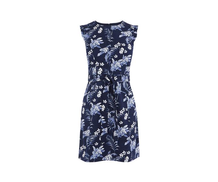 Oasis Paradise Palm Texture Dress