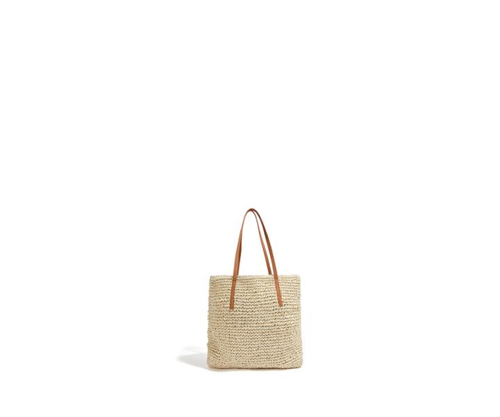 Oasis Straw Lurex Shopper