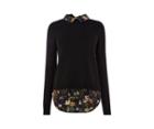 Oasis Rossetti Shirt Tails Jumper