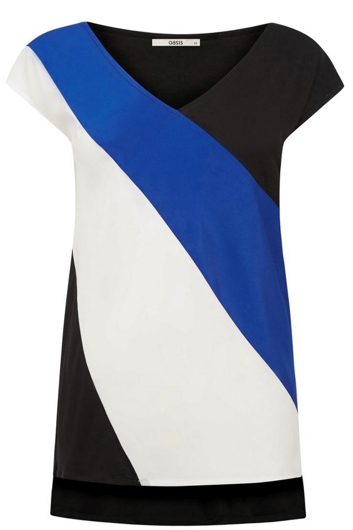 Oasis Colourblock Asymetric Dress