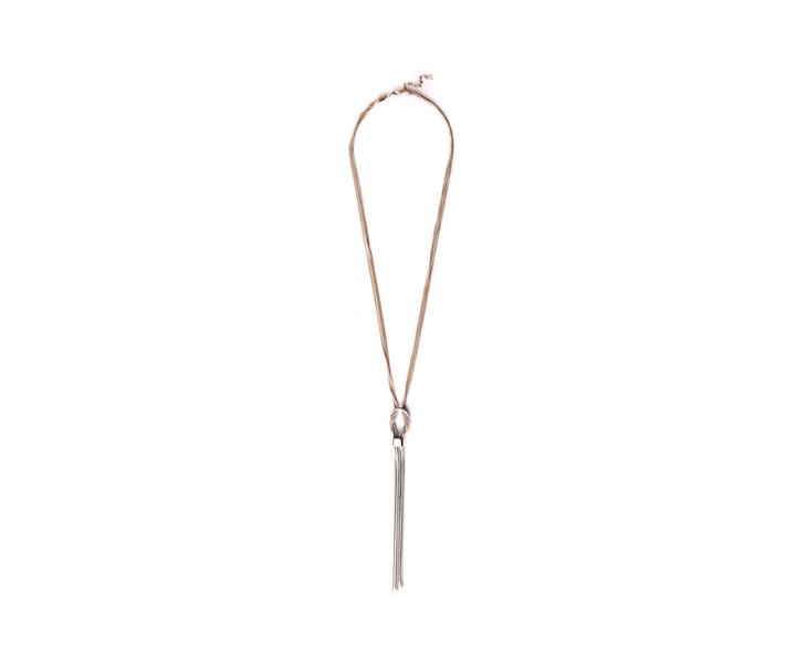 Oasis Knot Tassel Necklace
