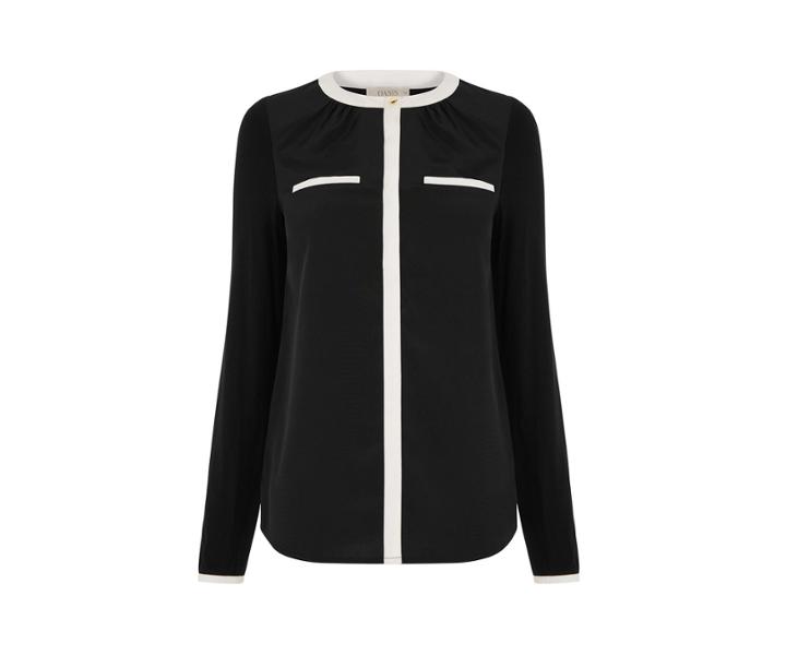 Oasis Piped Woven Front Shirt